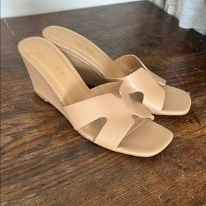 Madden Girl Nude Wedge Sandals